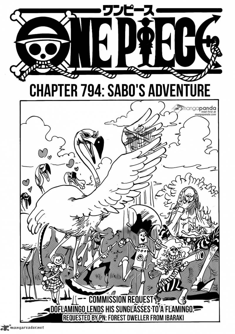 One Piece Chapter 794 page 1