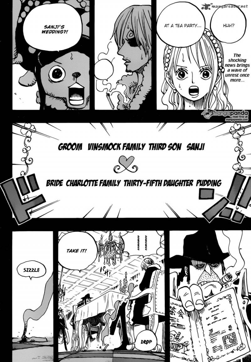 One Piece Chapter 813 page 2