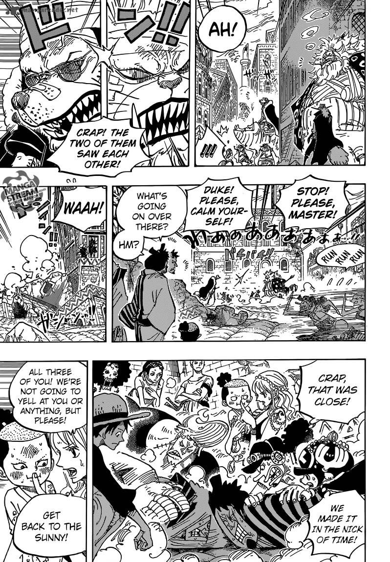 One Piece Chapter 816 page 9