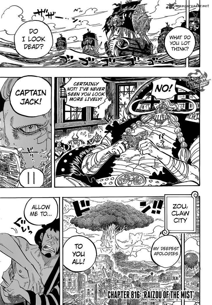 One Piece Chapter 817 page 3