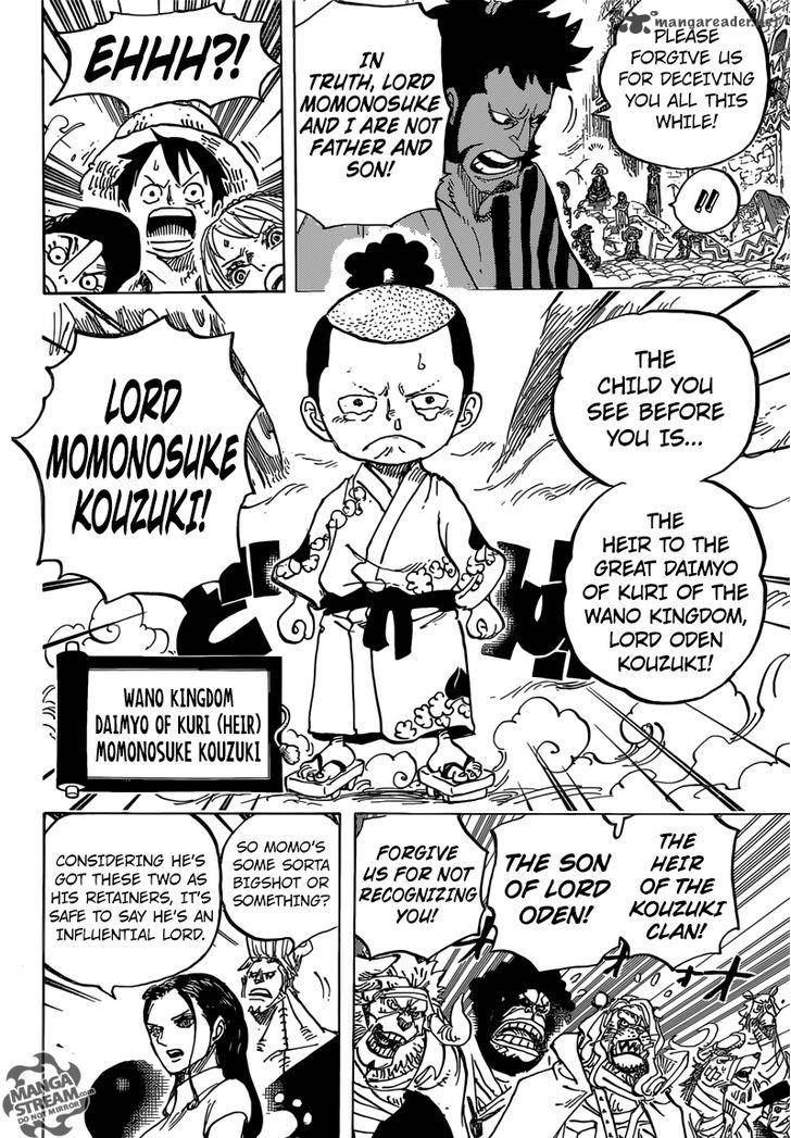 One Piece Chapter 817 page 8