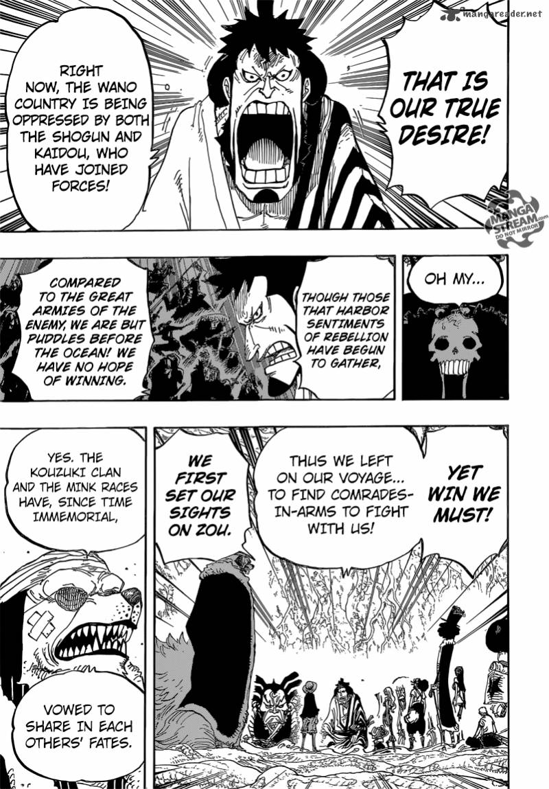 One Piece Chapter 819 page 7