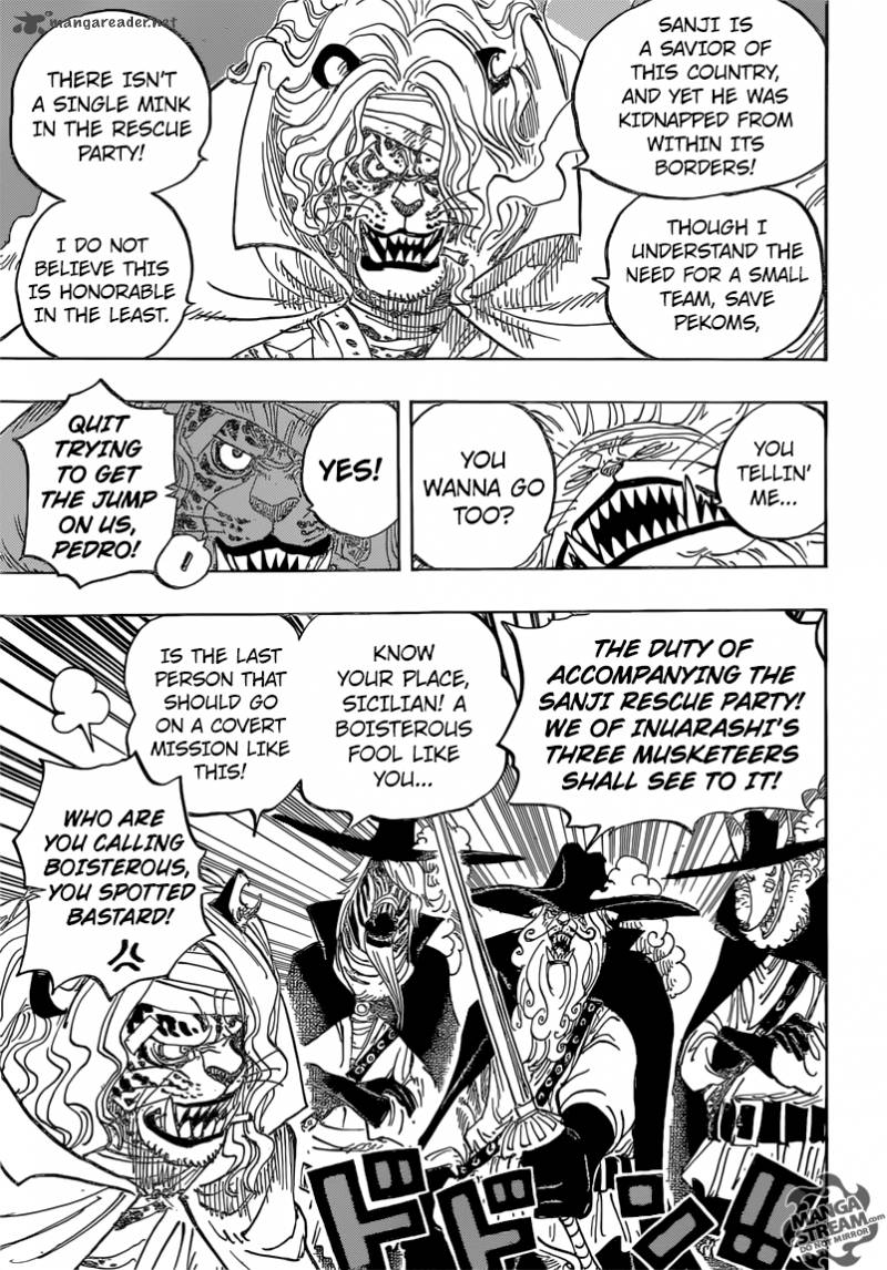 One Piece Chapter 822 page 11