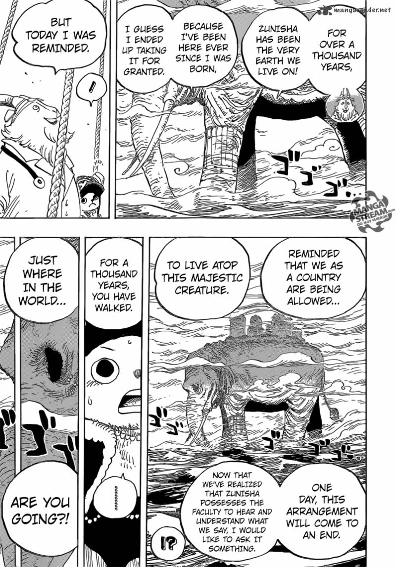 One Piece Chapter 822 page 5