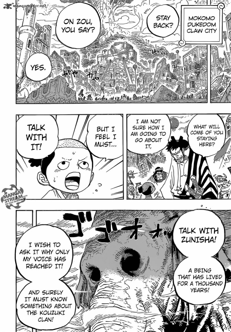 One Piece Chapter 822 page 6