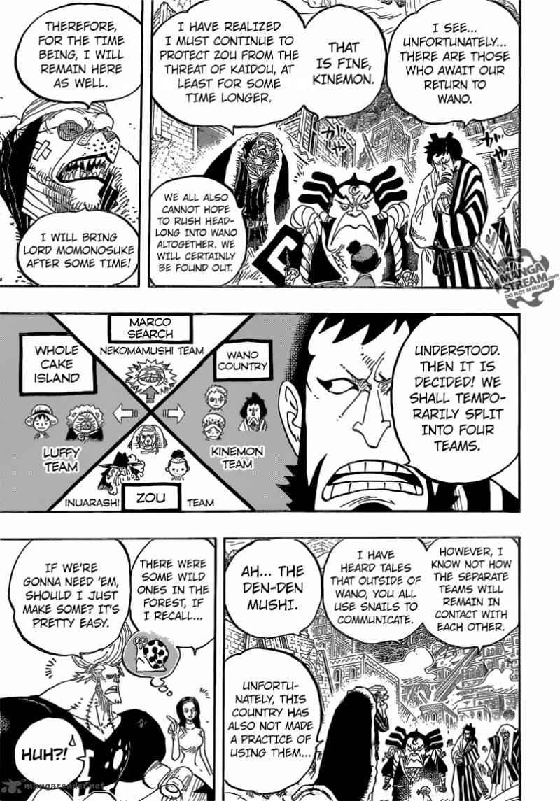 One Piece Chapter 822 page 7
