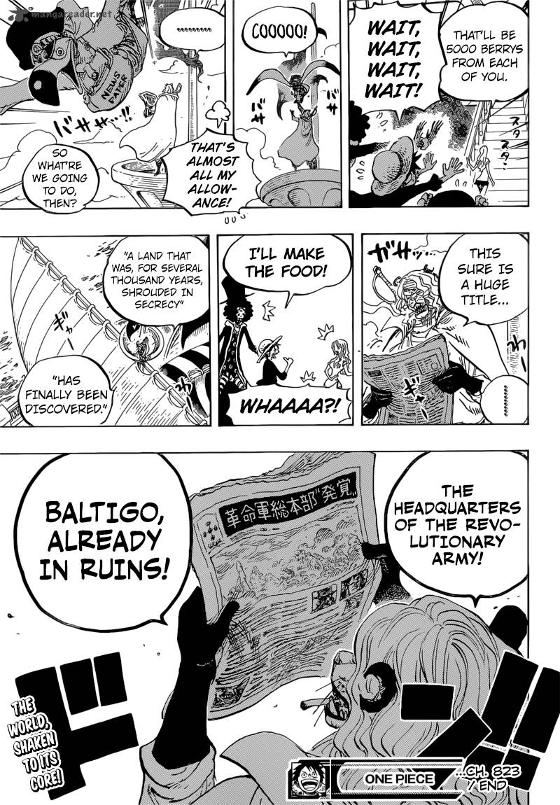 One Piece Chapter 823 page 18
