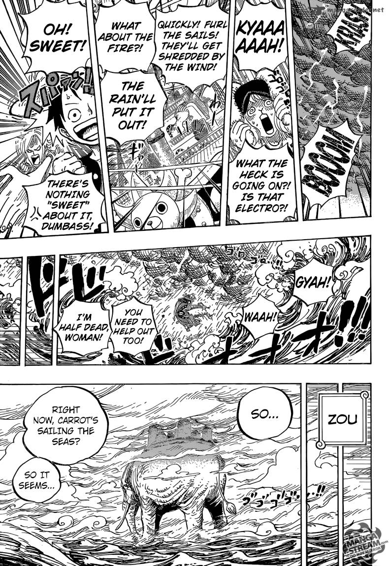 One Piece Chapter 824 page 8