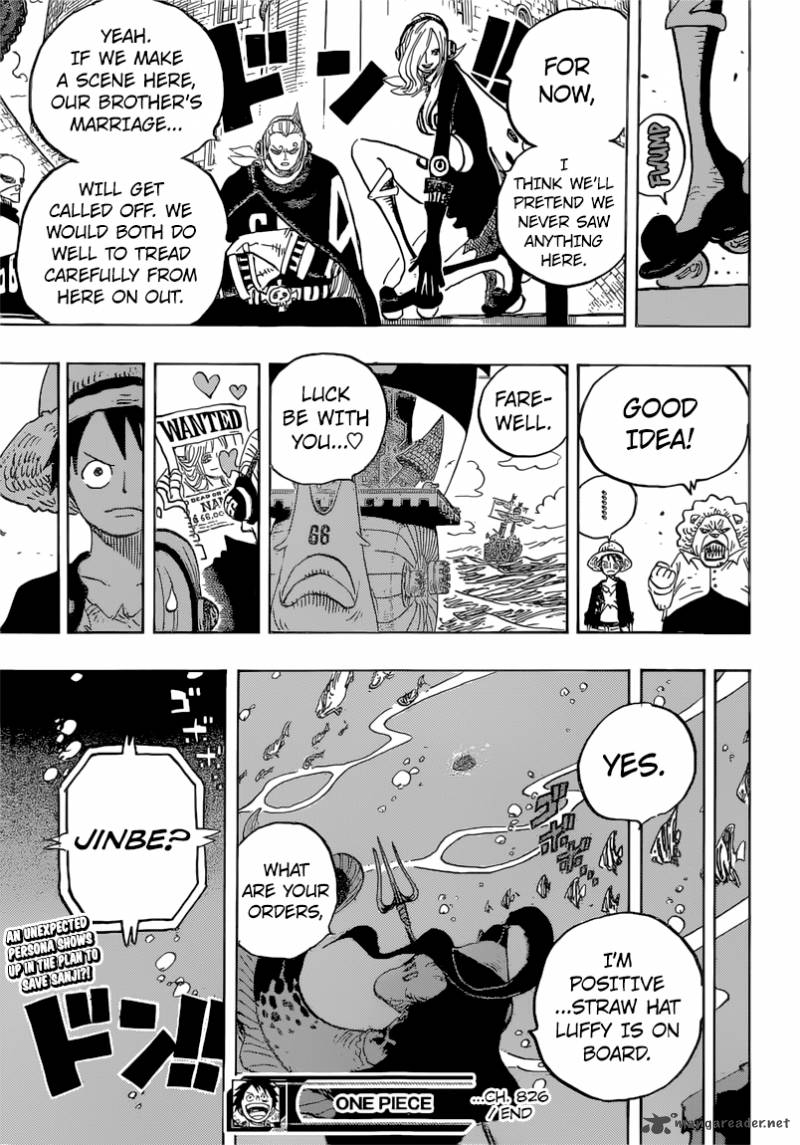 One Piece Chapter 826 page 19