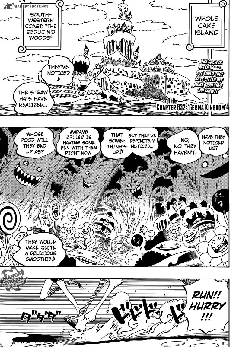 One Piece Chapter 832 page 5