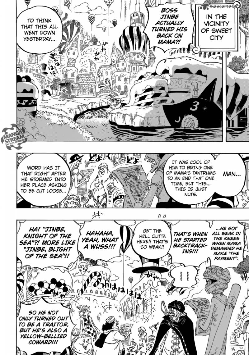 One Piece Chapter 834 page 6