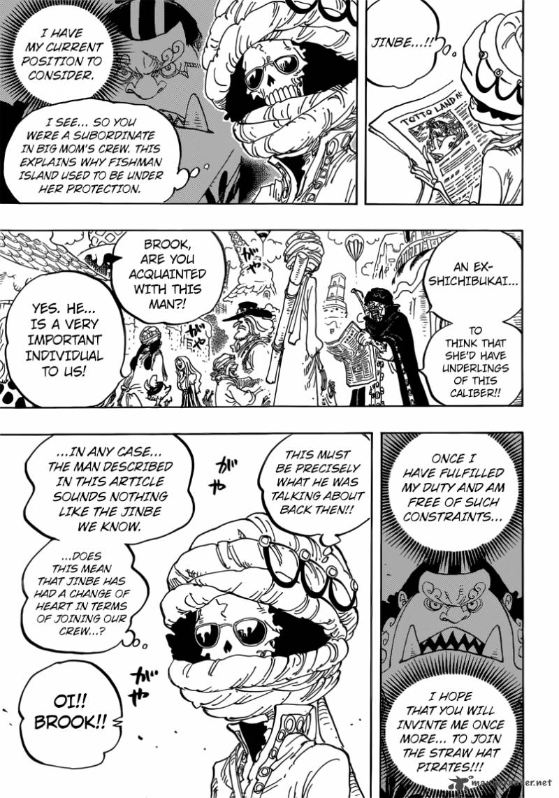 One Piece Chapter 834 page 7