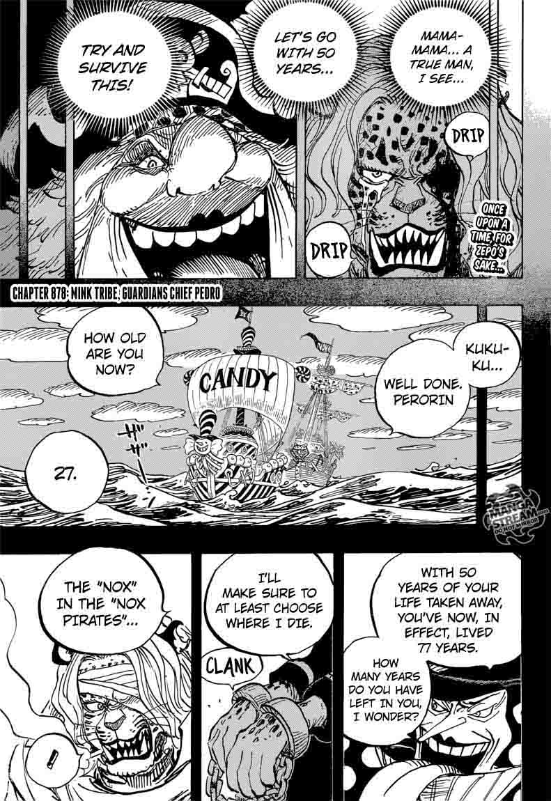 One Piece Chapter 878 page 3