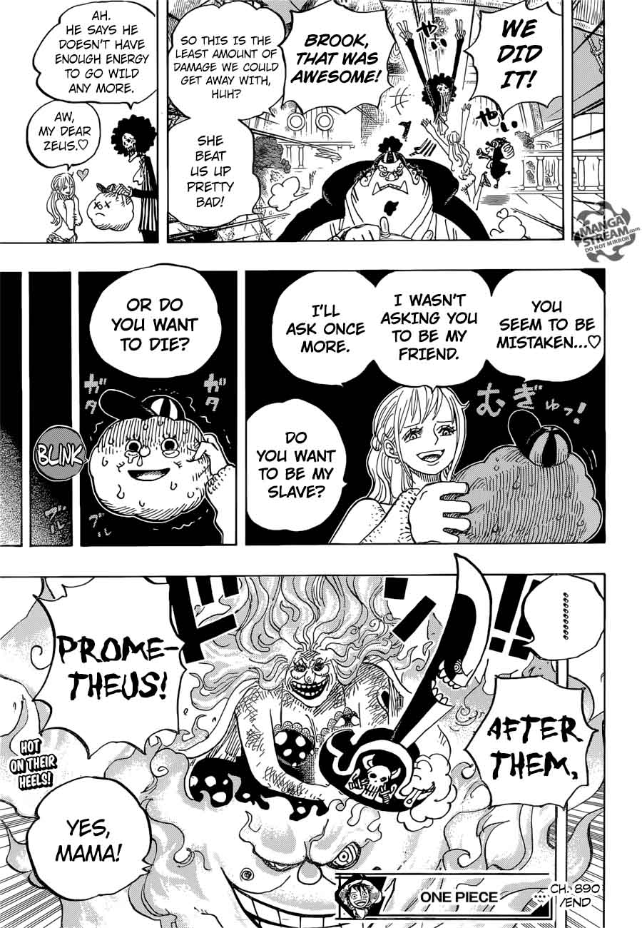One Piece Chapter 890 page 17