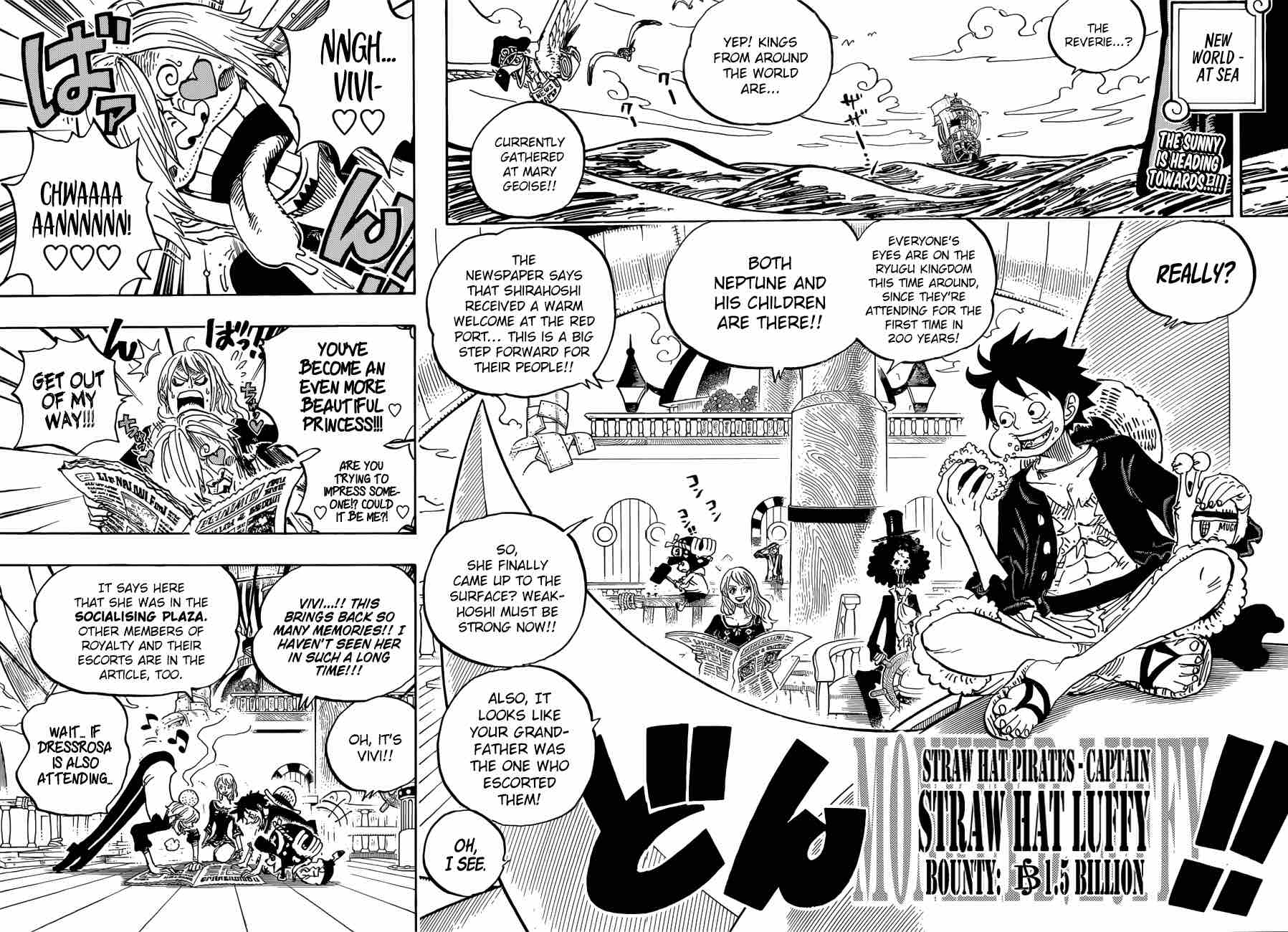 One Piece Chapter 910 page 2