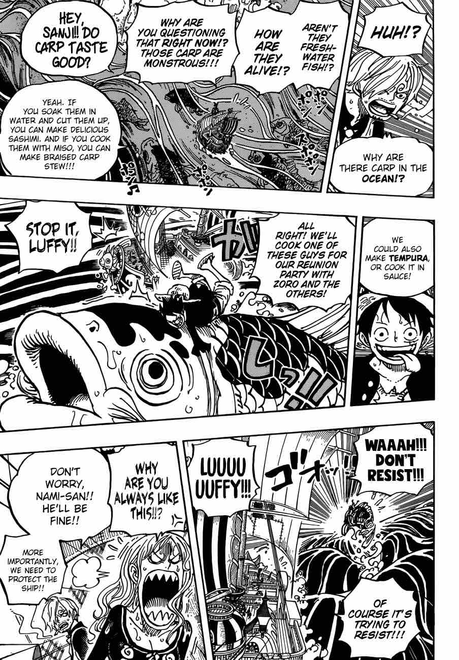 One Piece Chapter 910 page 7