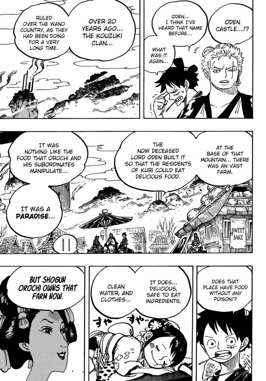 One Piece Chapter 914 page 9