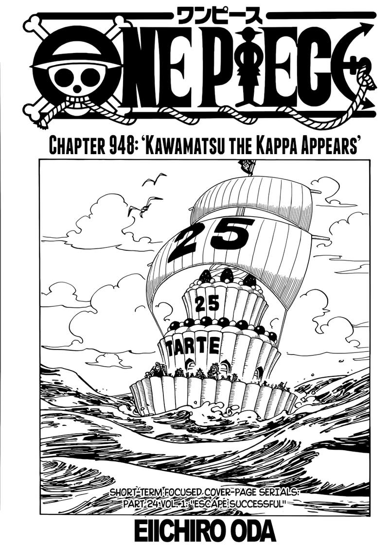One Piece Chapter 948 page 1