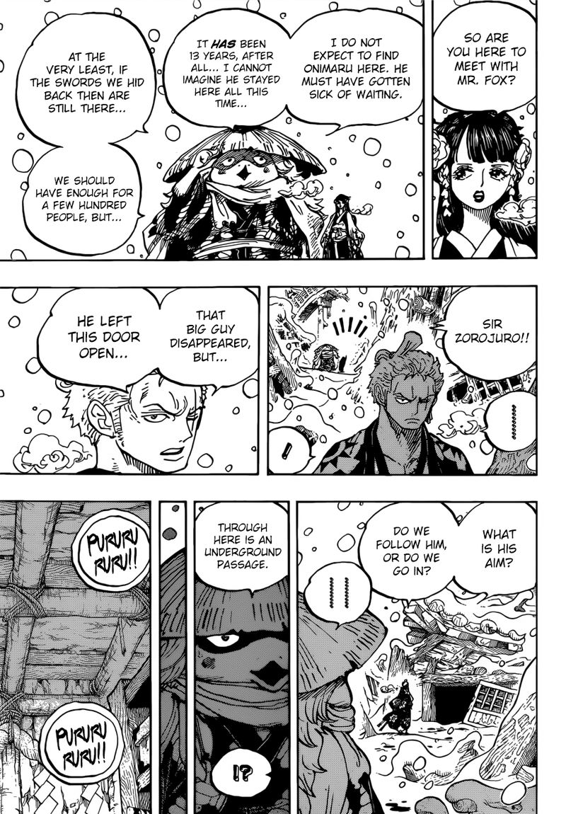 One Piece Chapter 953 page 14
