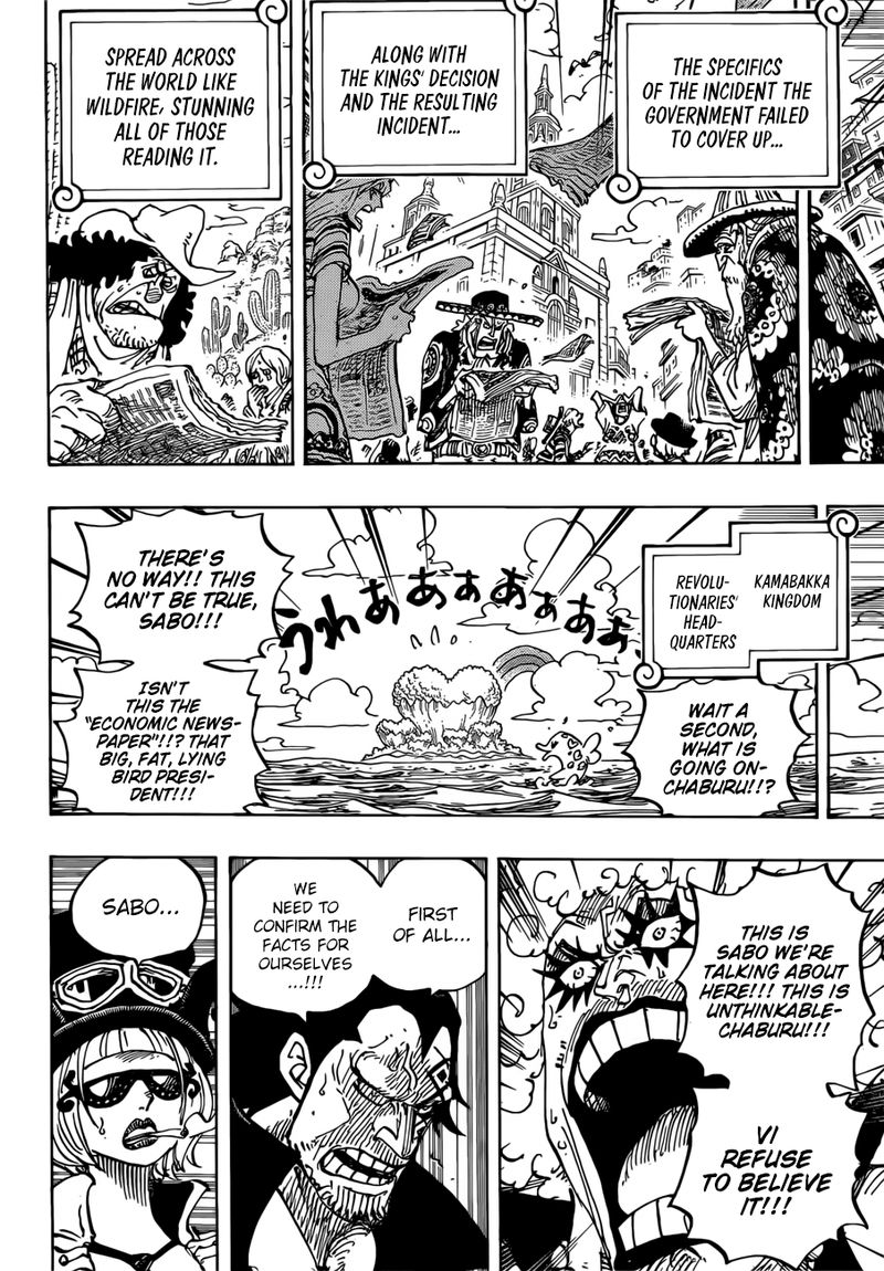 One Piece Chapter 956 page 9