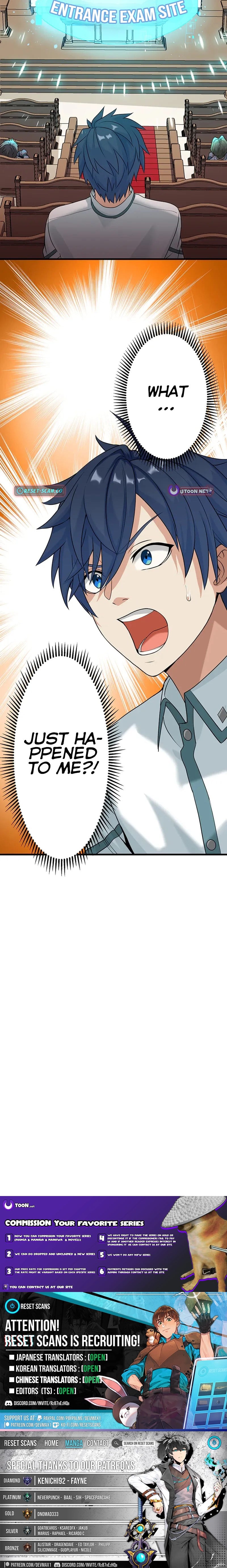 Academic Supremacy Academia: The F‑Rank Supply Officer Reincarnates as the Legendary Greatest Mage Chapter 1 page 22