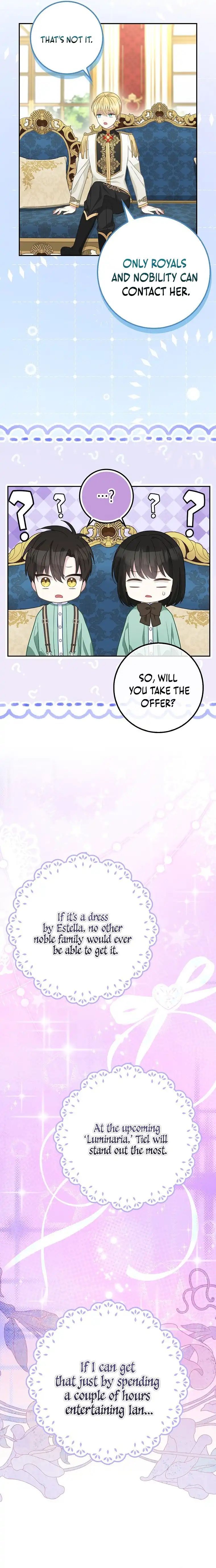Baby Snow Leopard of the Black Leopard Family Chapter 20 page 7