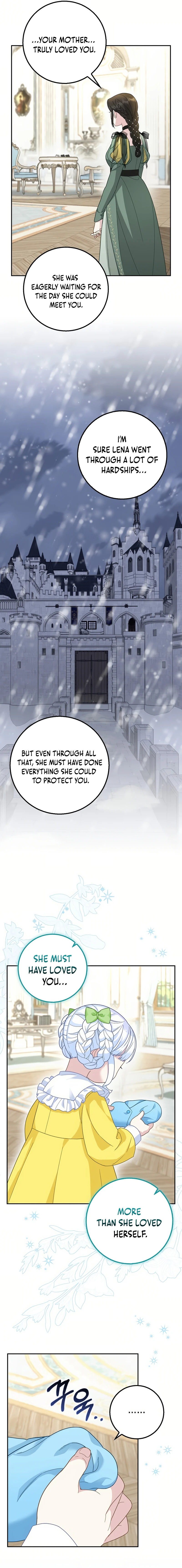 Baby Snow Leopard of the Black Leopard Family Chapter 30 page 9