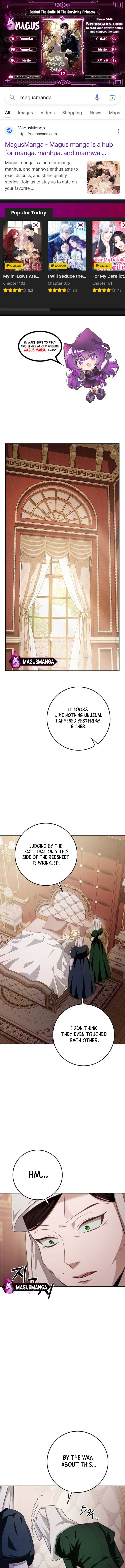 Beneath the Surviving Princess Joyful Facade Chapter 17 page 1