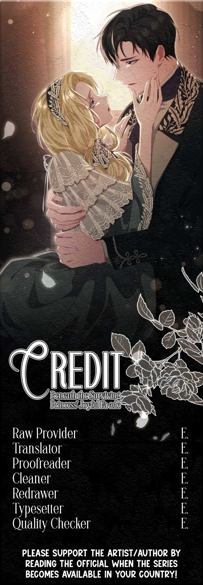Beneath the Surviving Princess Joyful Facade Chapter 31 page 1