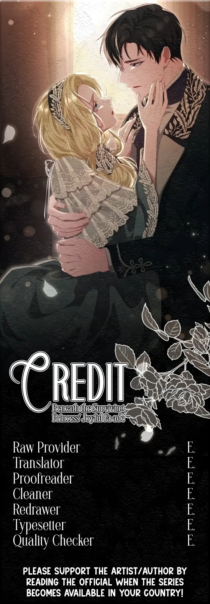 Beneath the Surviving Princess Joyful Facade Chapter 43 page 1