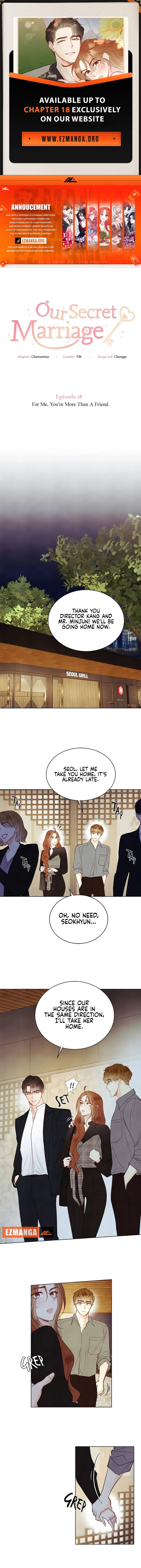 Our Secret Marriage Chapter 18 page 1
